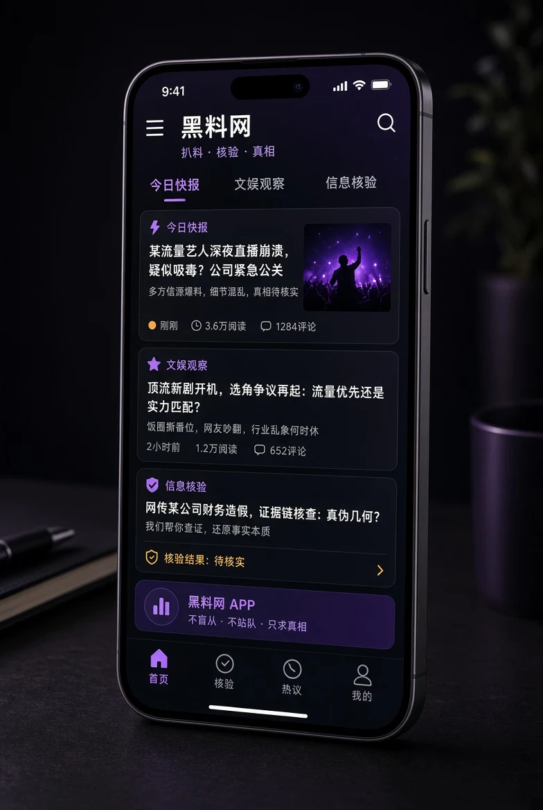 黑料网APP展示