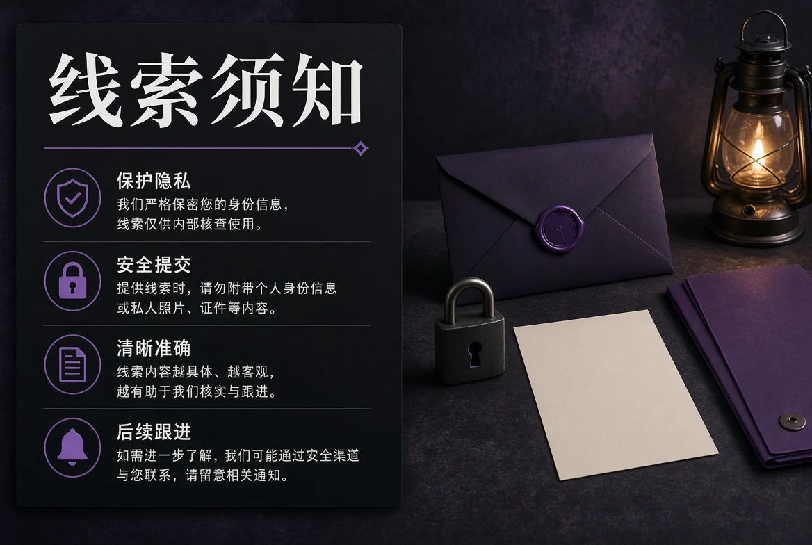 线索须知栏目图